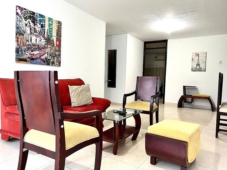 Apartamento Moderno em Valledupar | Wi-Fi e A/C